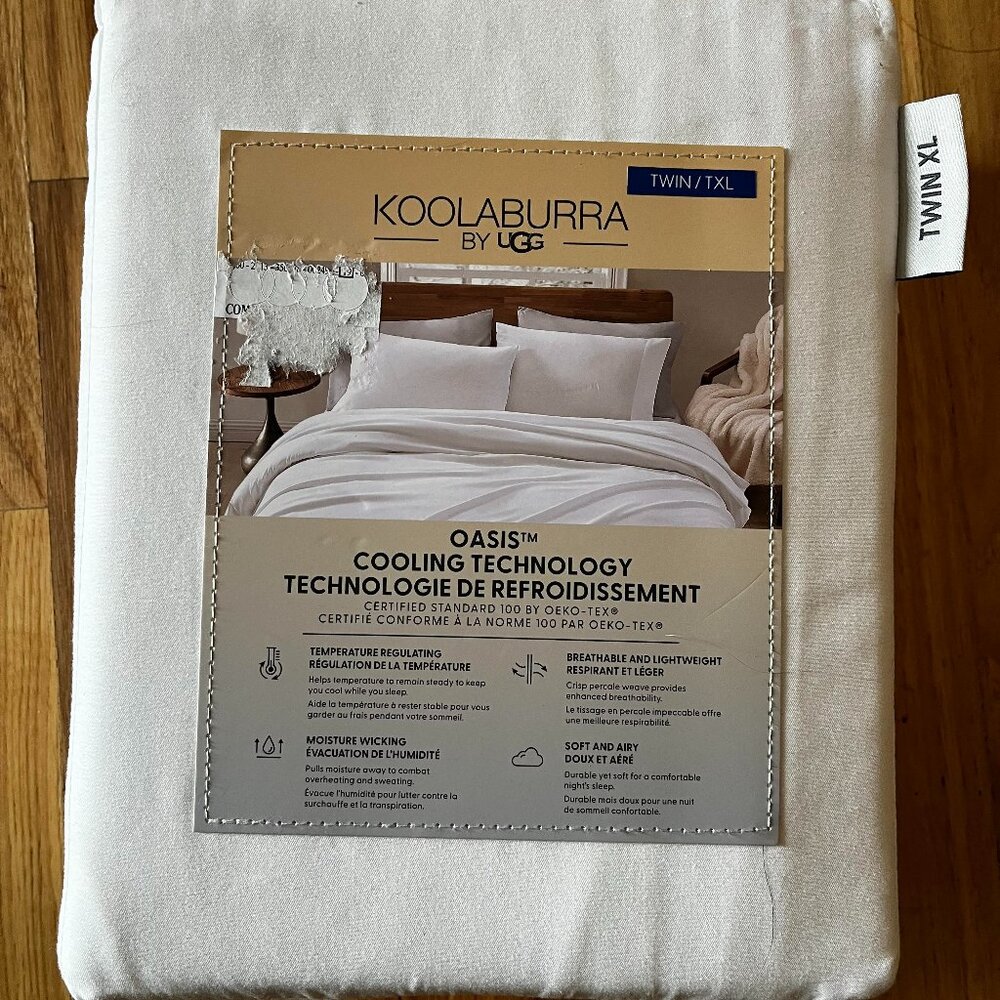 New Koolaburra by UGG White Sheet Set Twin XL
